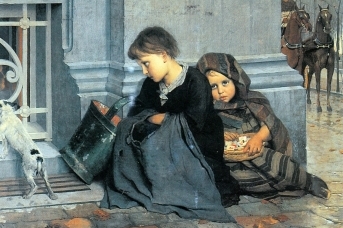 Эмиль Клаус. Бедность. 1890