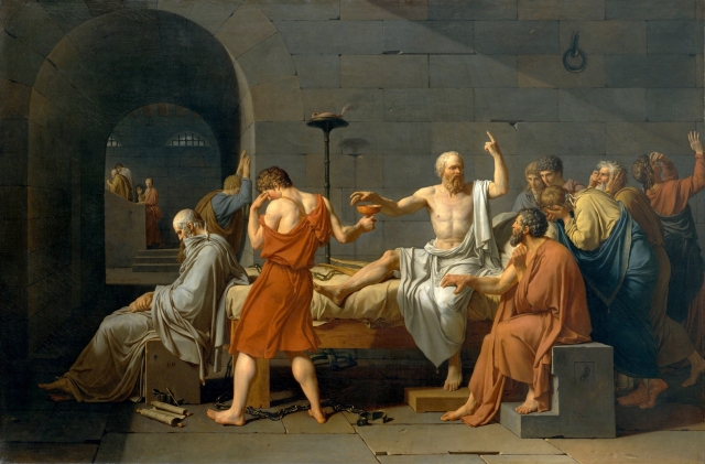 Жак Луи Давид. Смерть Сократа. 1787