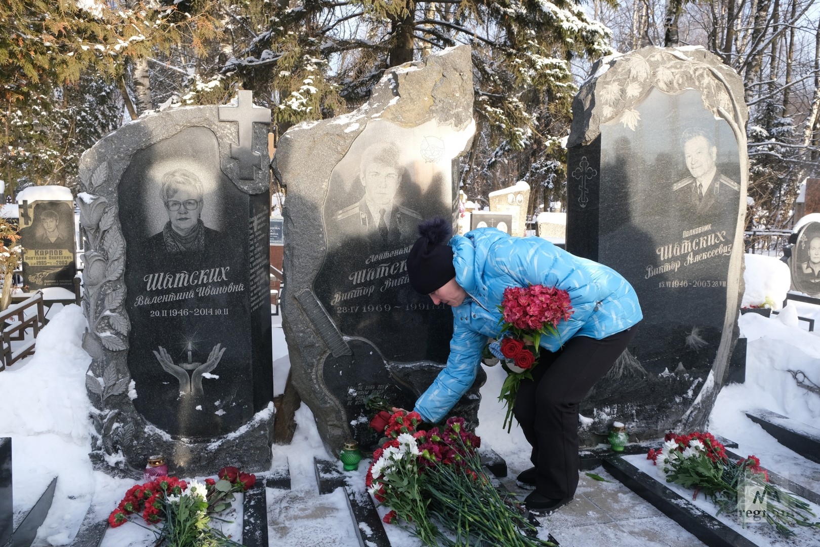 Памятная акция на Волковском кладбище  