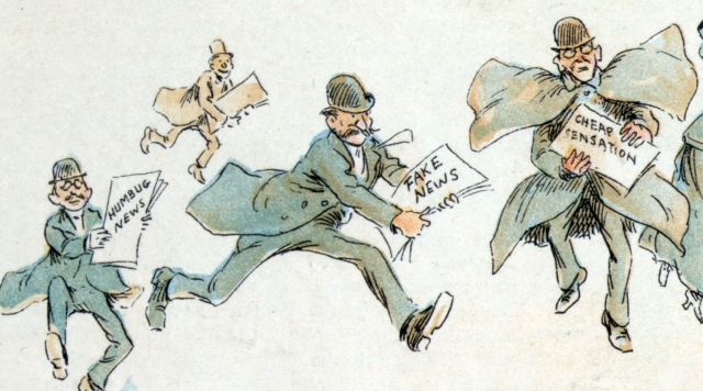 Фредерик Бурр Оппер. Репортеры с «фейковыми» новостями. 1894