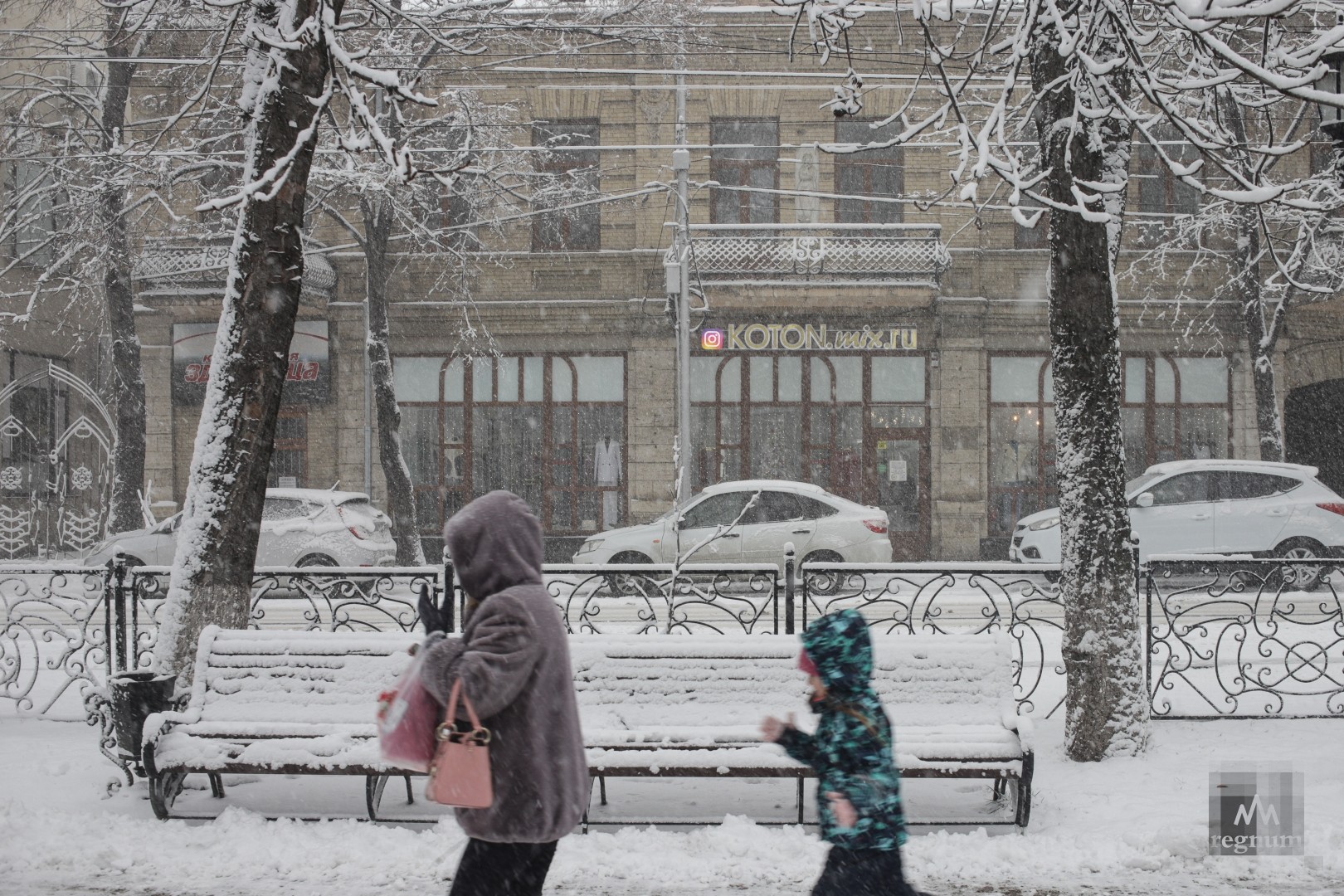 Снегопад в Пятигорске