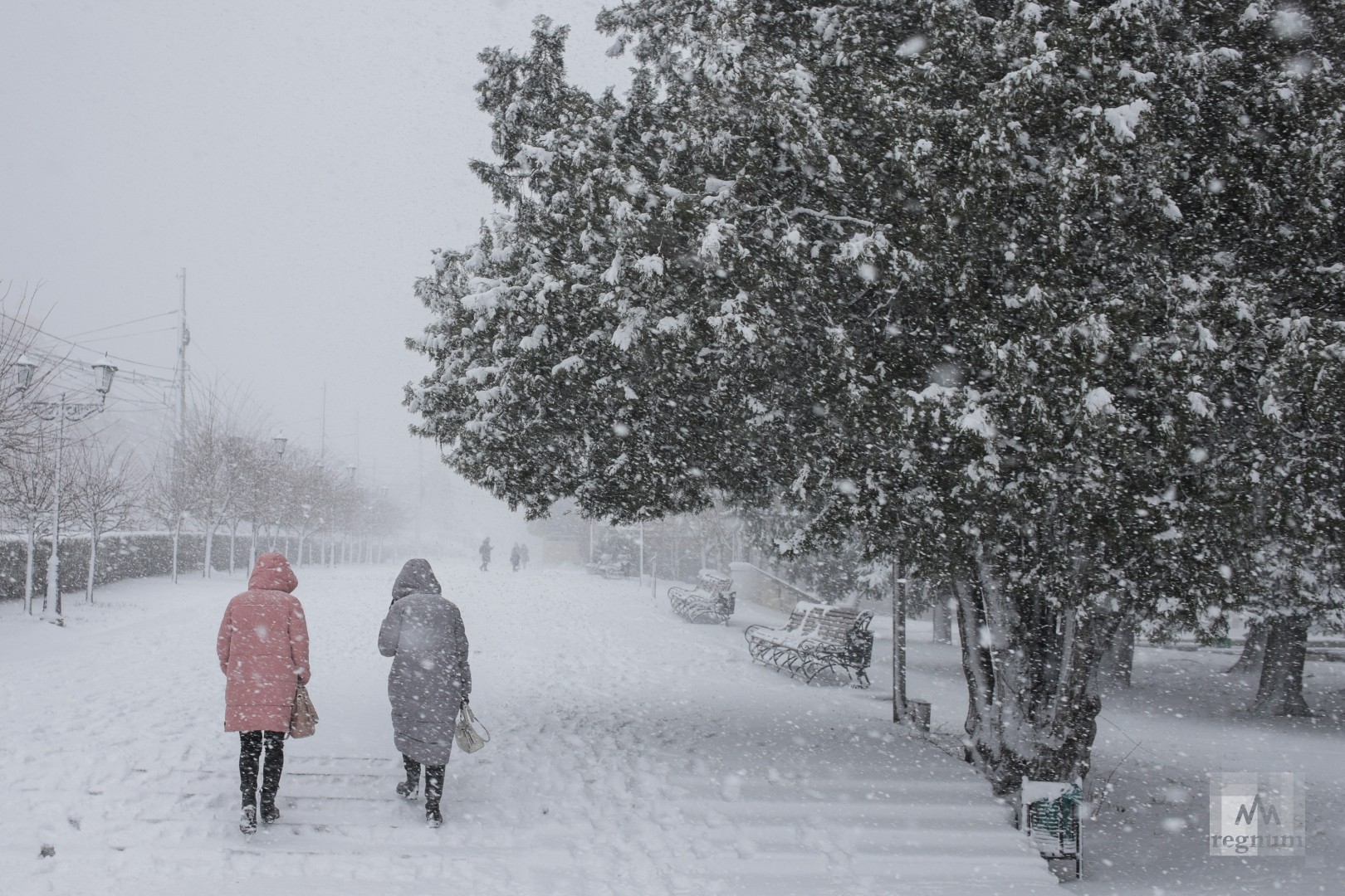 Снегопад в Пятигорске