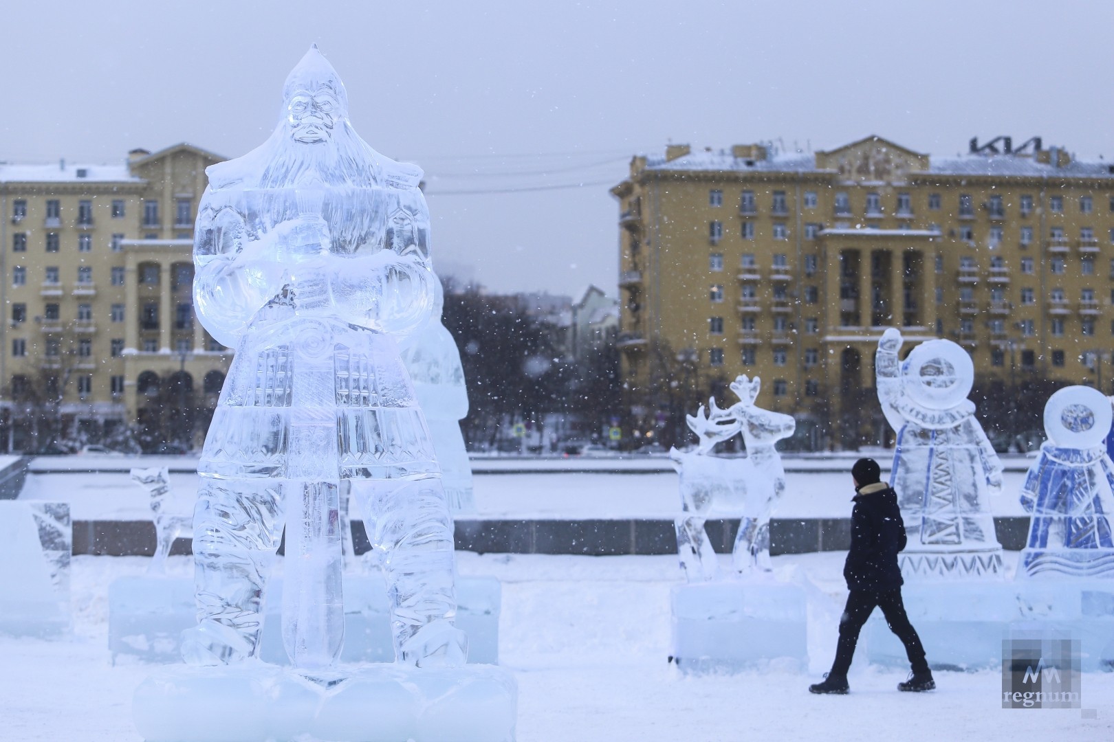 Фестиваль «Снег и лёд в Москве». Парк Горького