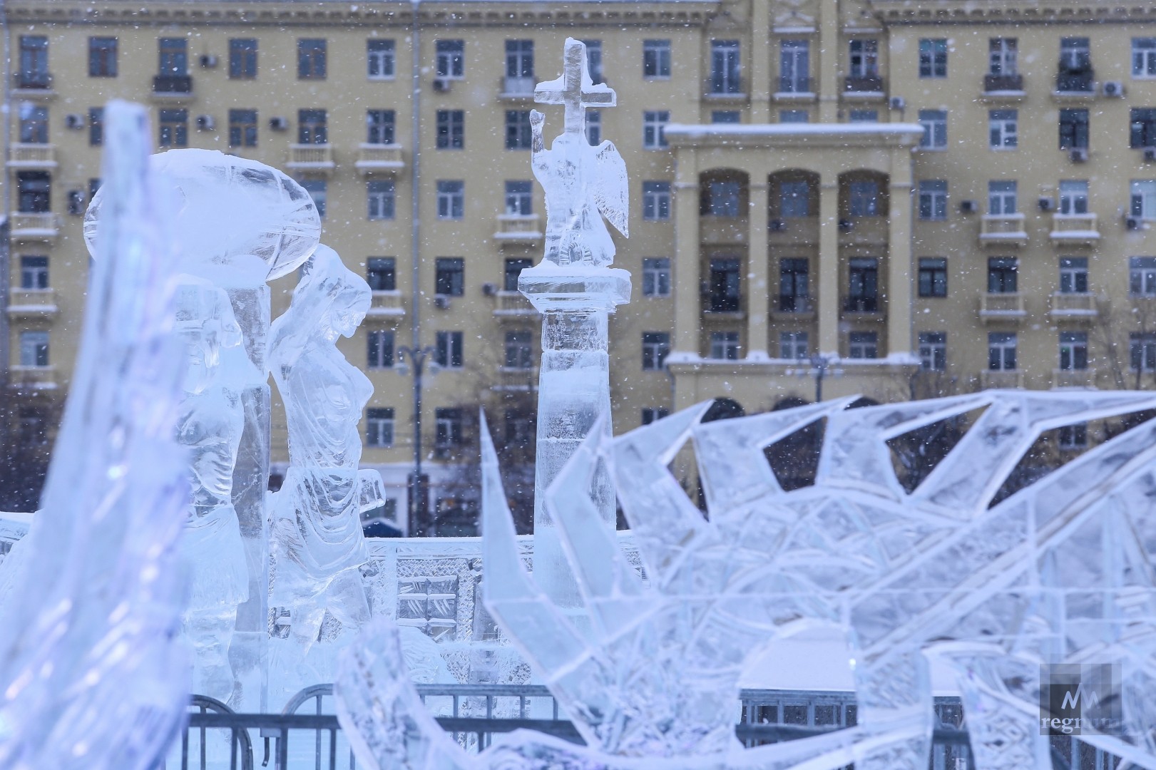 Фестиваль «Снег и лёд в Москве». Парк Горького