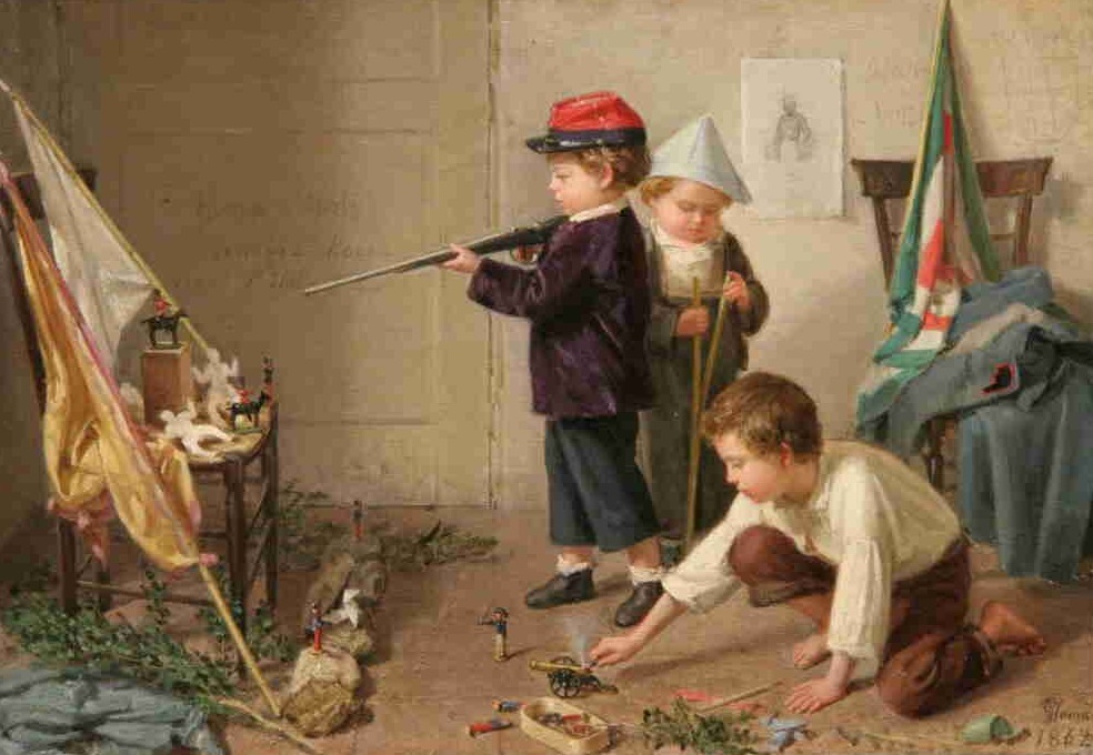 Джоаккино Тома. Маленькие патриоты. 1862