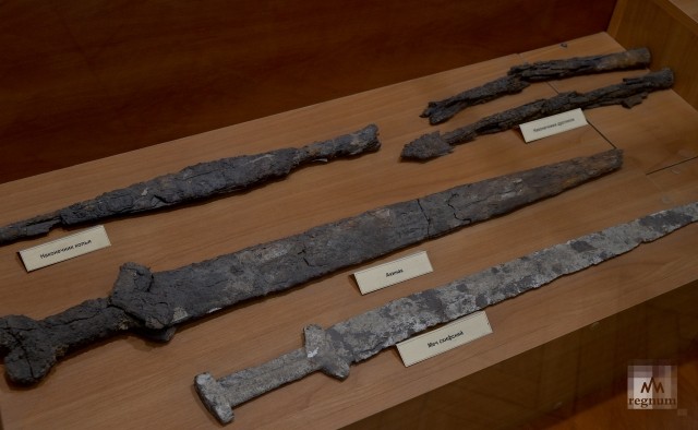 Экспонаты древних скифов в музее Тавриды