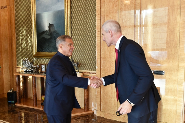Встреча Президента Республики Татарстан Рустама Минниханова с   Алексеем Кудриным