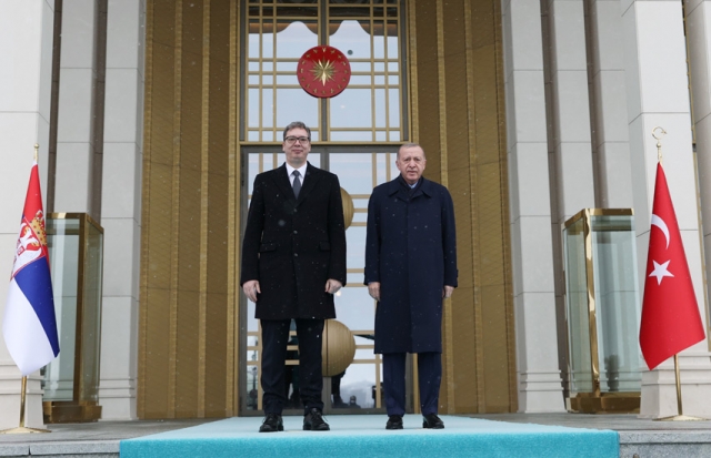 Встреча Александра Вучича с Реджепом Тайипом Эрдоганом