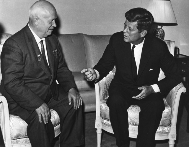 Никита Хрущёв и Джон Кеннеди