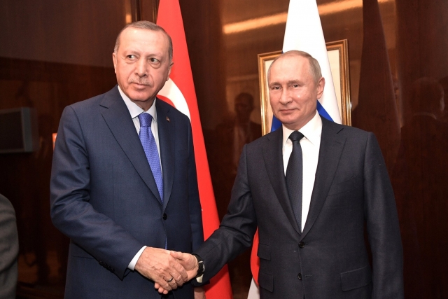 Встреча президент Турции Реджепа Эрдогана с президентом России Владимиром Путиным 