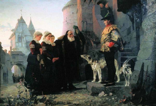 Василий Поленов. Право господина. 1874