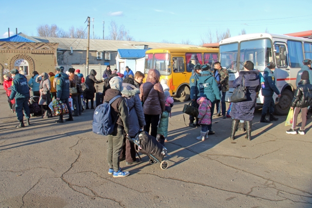 Эвакуация жителей Донецкой Народной Республики