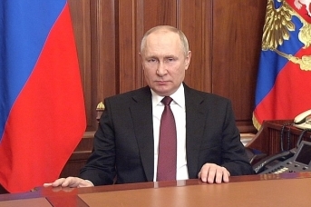 Обращение Владимира Путина перед началом спецоперации на Украине