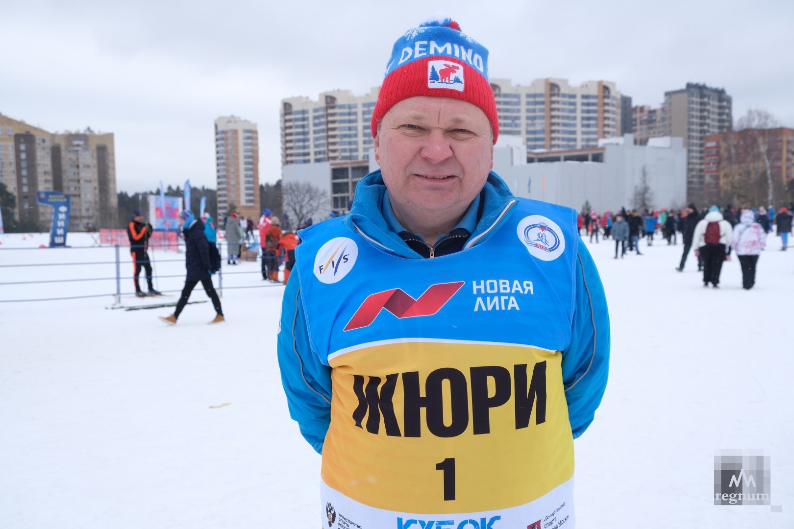 Исполнительный директор Федерации лыжных гонок Москвы и главный судья соревнований Сергей Николаевич Игнатов 