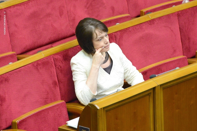 Гриневич в Верховной раде Украины в 2015 году
