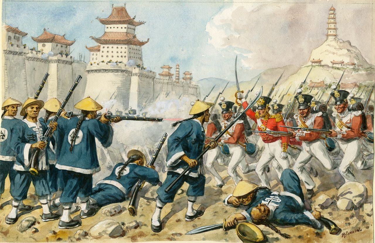 Ричард Симкин. 98-й пехотный полк при нападении на Чин-Кианг-Фу (Чжэньцзян) 21 июля 1842