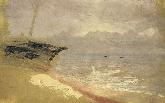 Архип Куинджи. Море. Серый день. Мариуполь. 1870-е