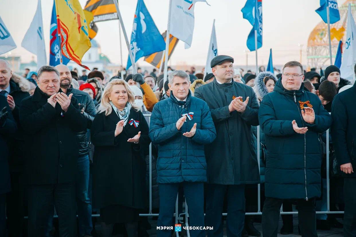 На митинге в Чебоксарах поддержали жителей Донбасса и российскую армию | г.  Чебоксары Чувашской Республики