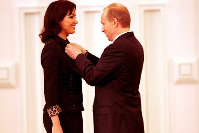 Владимир Путин и Анна Нетребко 