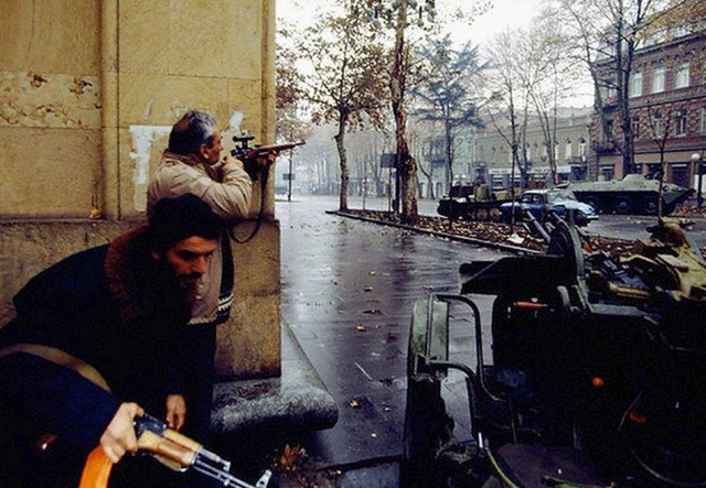 Бои в Тбилиси. 1991-1992
