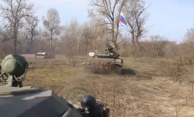 Военная техника ВС России во время спецоперации на Украине
