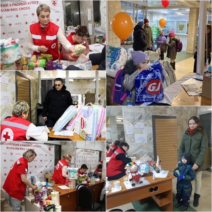 Со дня открытия в Калуге пункта сбора гуманитарной помощи собрано около 30 тонн продуктов питания и необходимых средств