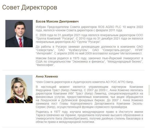 Скриншот сайта rusagrogroup.ru