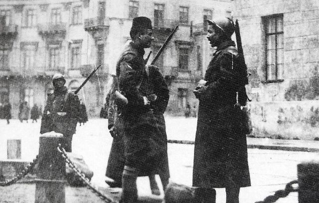 Французские солдаты в Одессе, 1919 г
