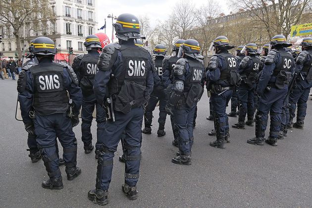 Французский полицейский спецназ