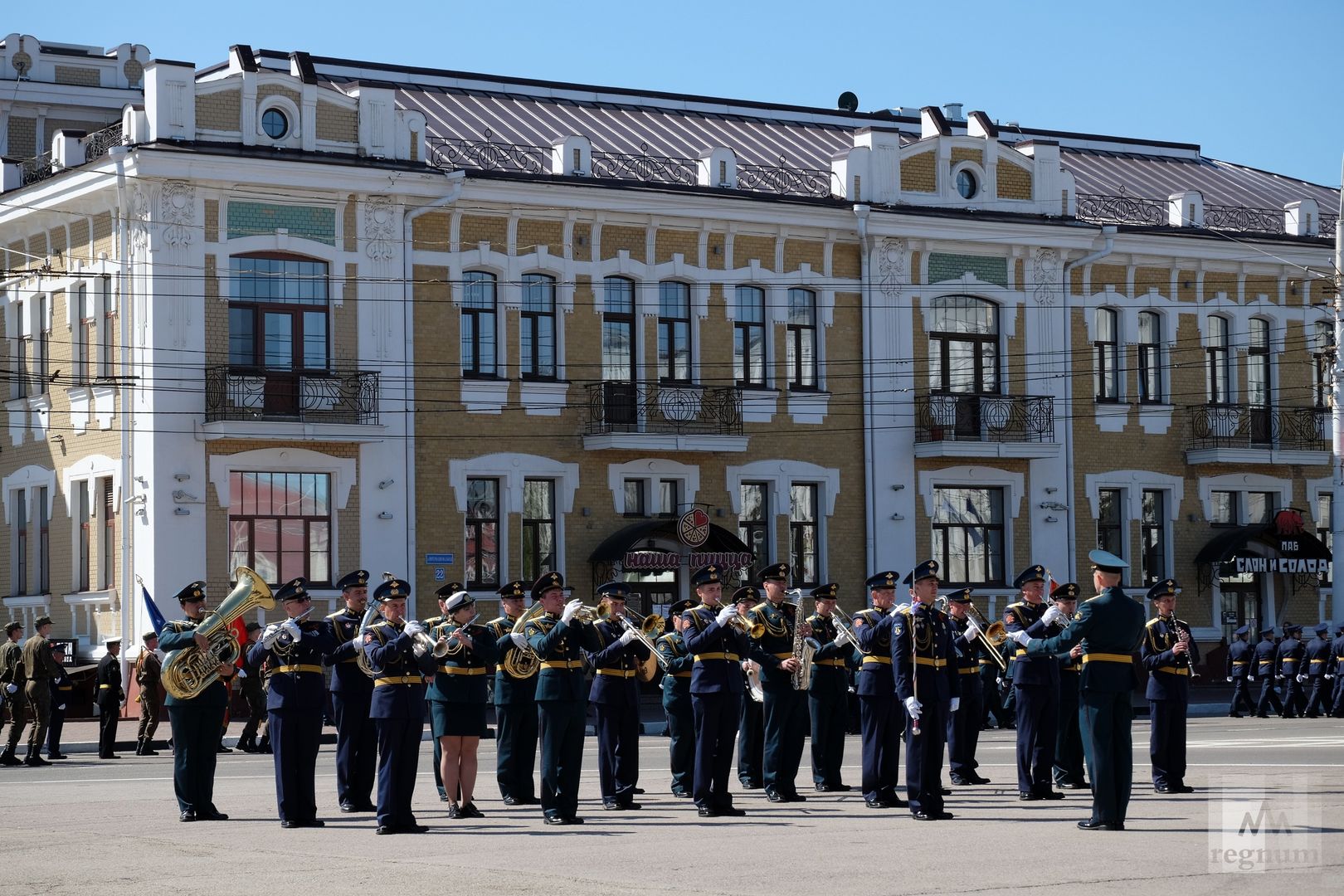 Генеральная репетиция парада Победы в Тамбове