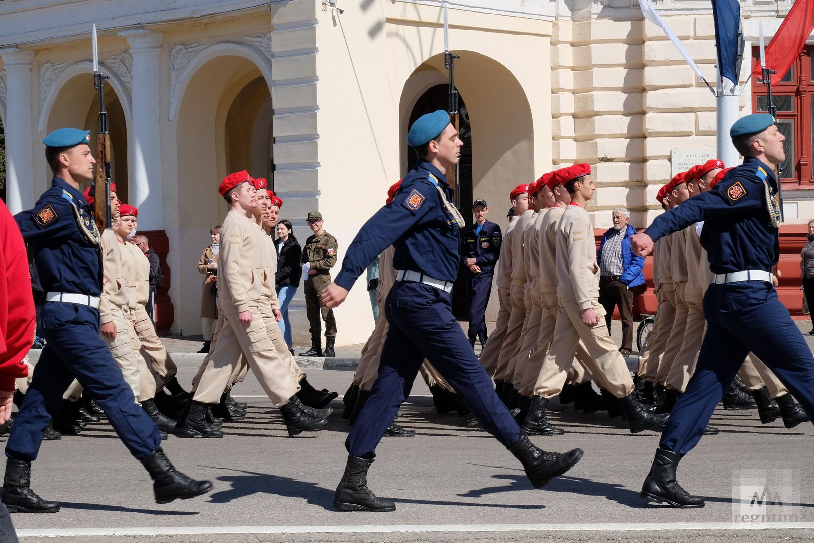 Генеральная репетиция парада Победы в Тамбове