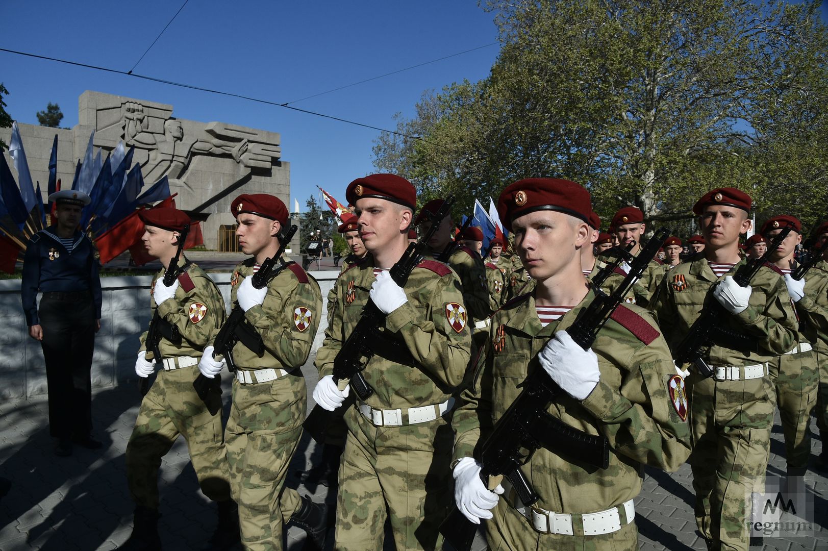 Подготовка к параду Победы в Севастополе