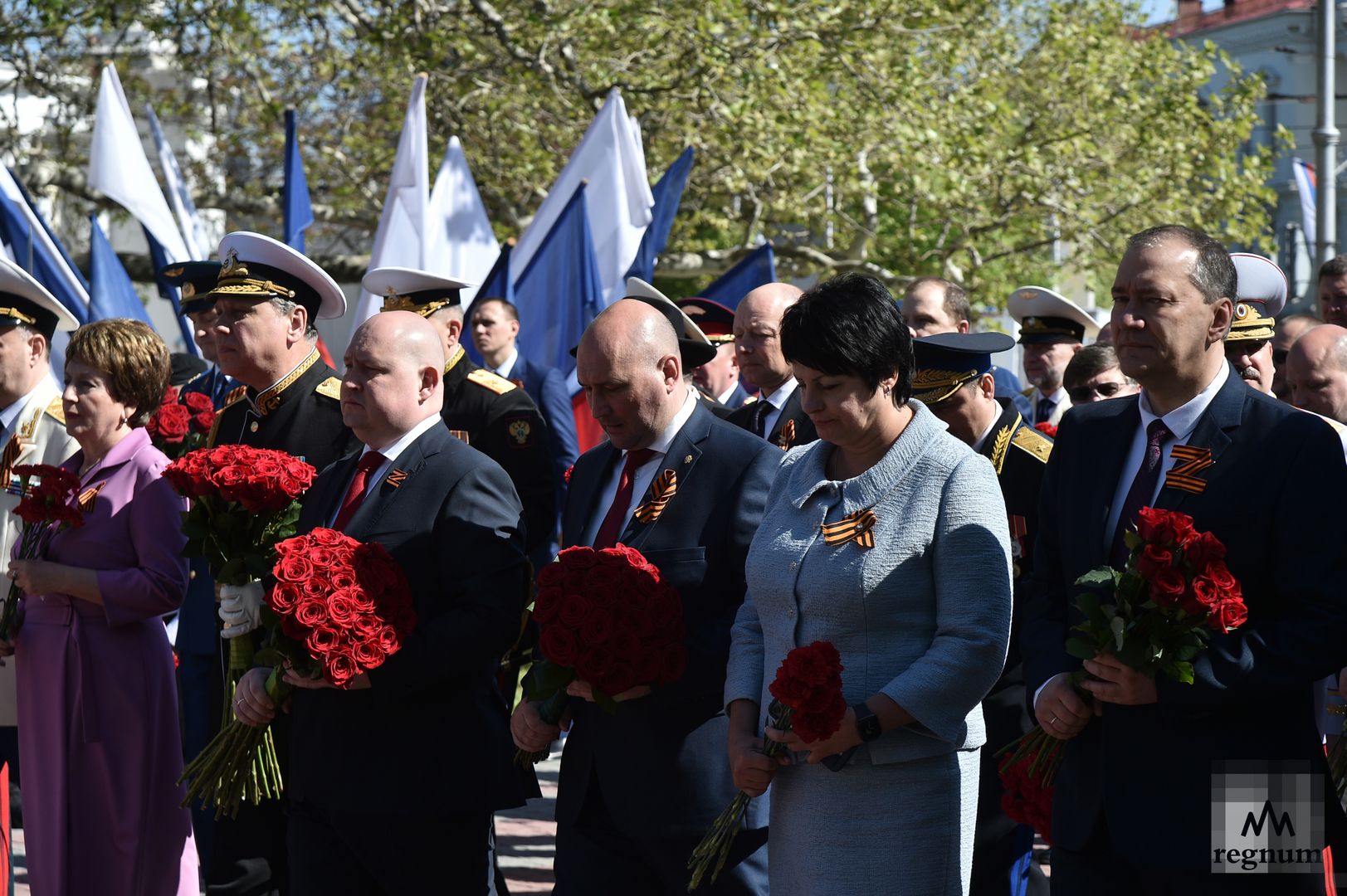 Возложение цветов к Мемориалу героической обороны Севастополя 1941–1942 годов
