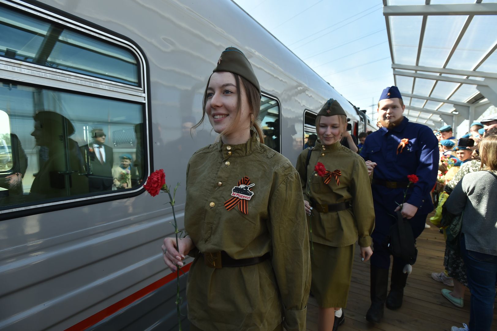 поезд победы в метро