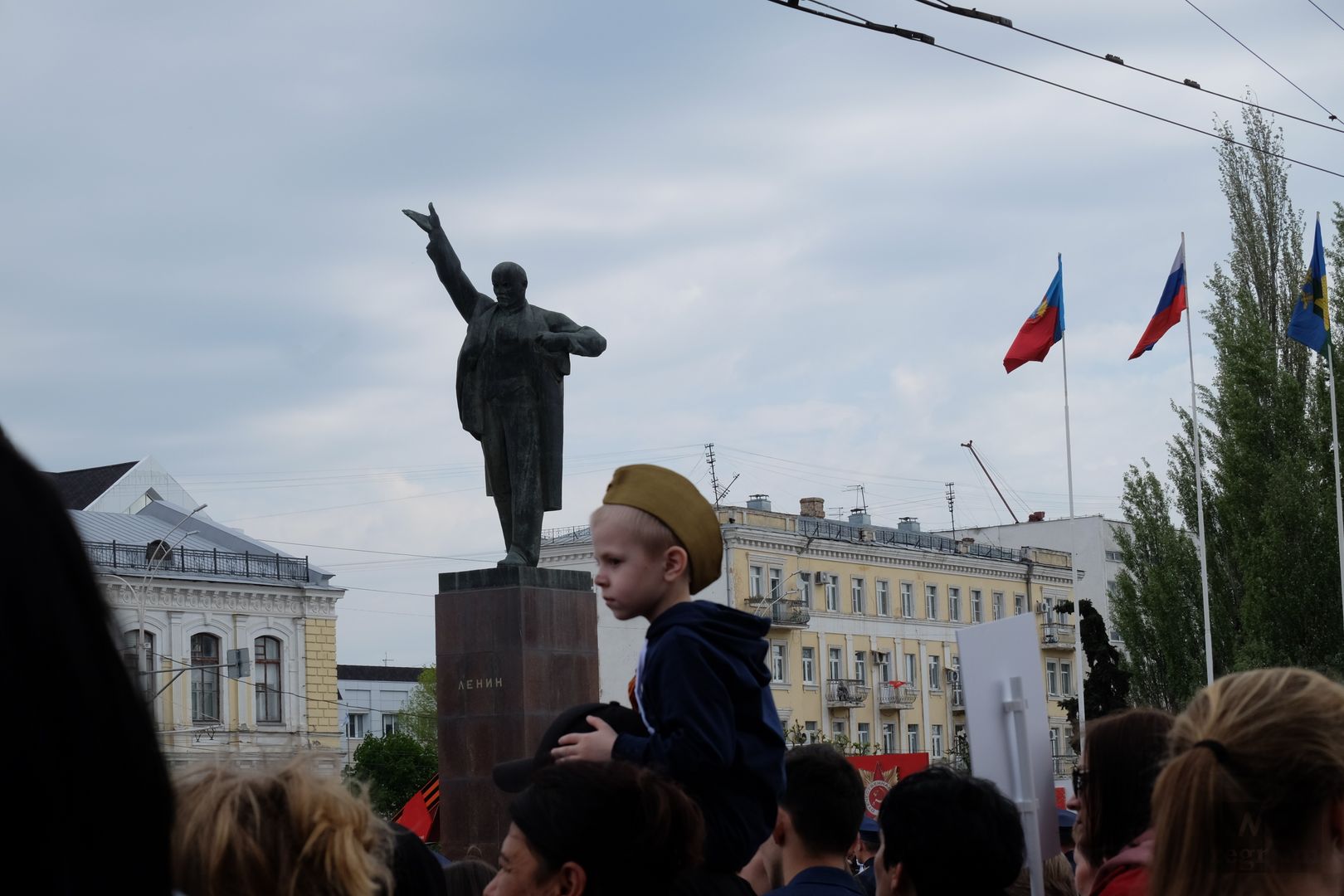 День Победы на площади Ленина в Тамбове