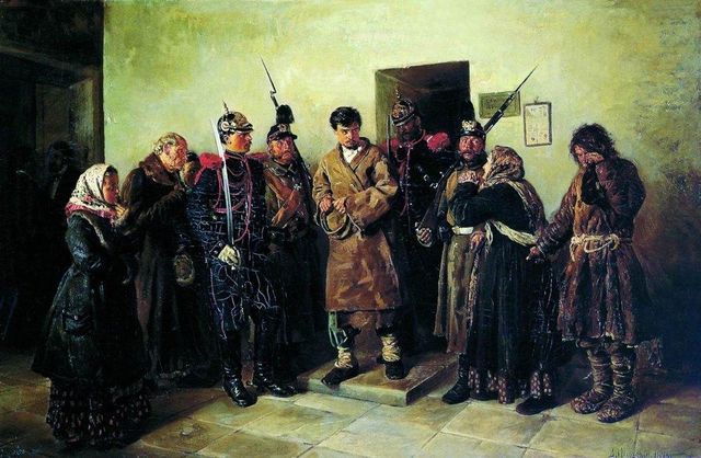 Владимир Маковский. Осужденный. 1879
