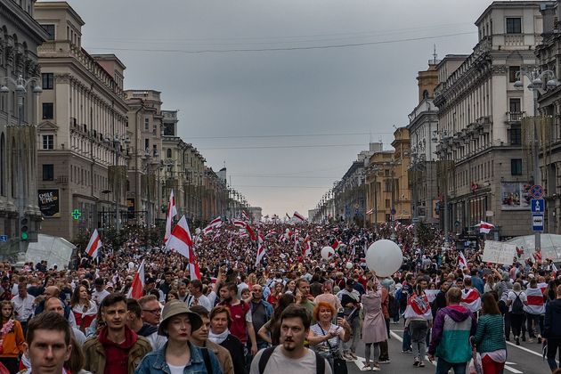 Протестный митинг против Лукашенко 23 августа 2020 года