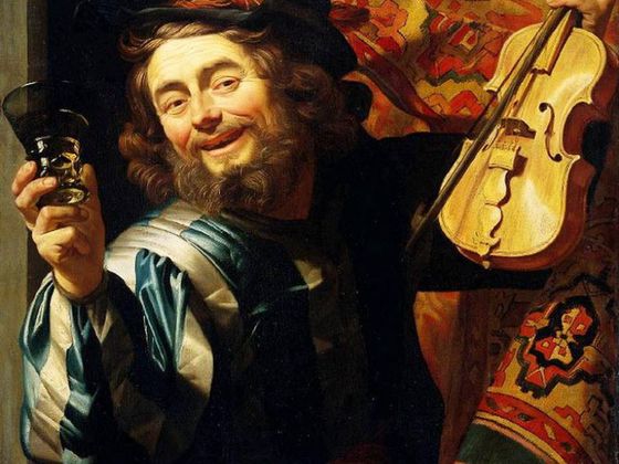 Франс Халс. Веселый музыкант. 1653