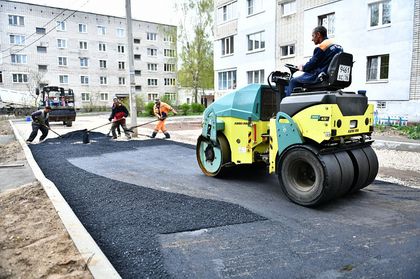 Благоустройство двора в Ярославле