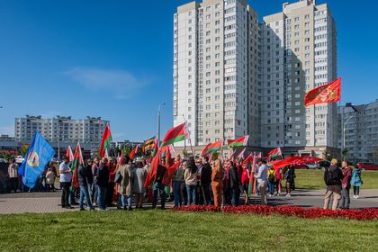 Митинг в поддержку Лукашенко. Минск, 20 сентября 2020 года