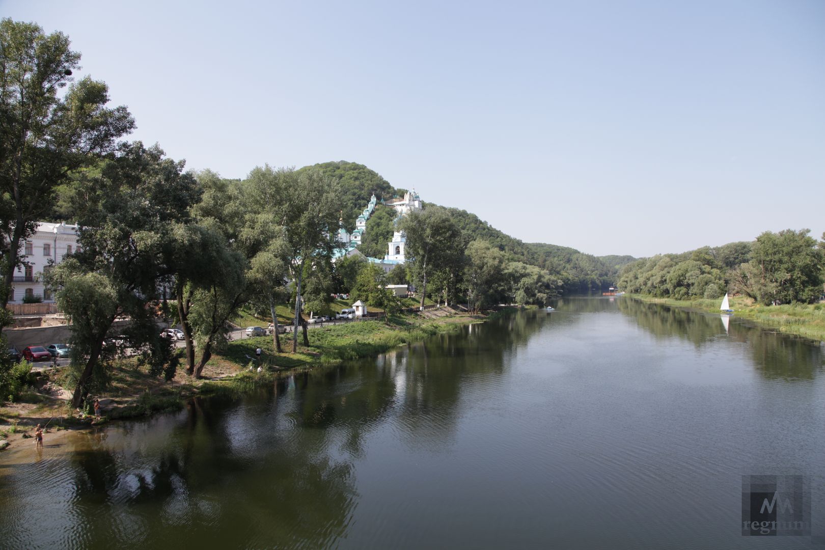 Река Северский Донец у Святогорска. Донецкая область