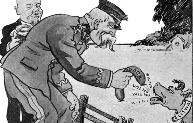 Польская антилитовская карикатура. 1934