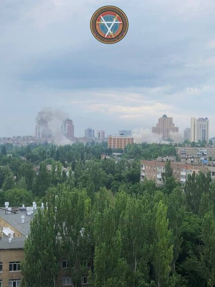 Обстрел Донецка со стороны ВСУ 13.06.2022