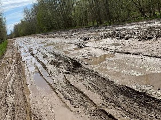 Дорога, пришедшая в негодность