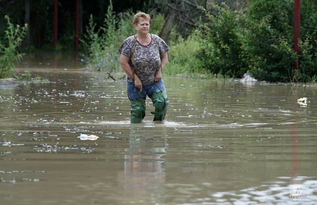 Наводнение в Крыму. Село Доброе Симферопольский район