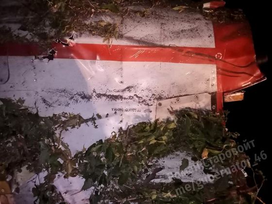 Фото украинского беспилотника, сбитого 28 июня восточнее Курска