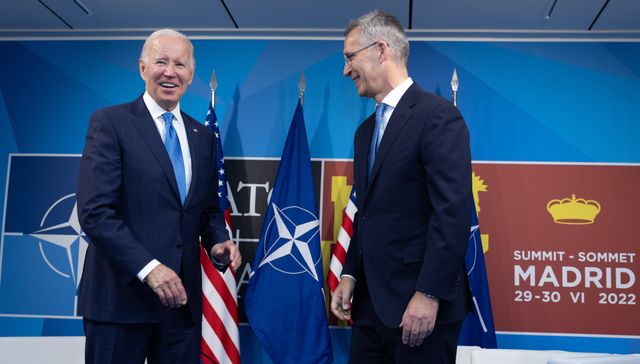 Джо Байден на саммите НАТО в Мадриде. 2022