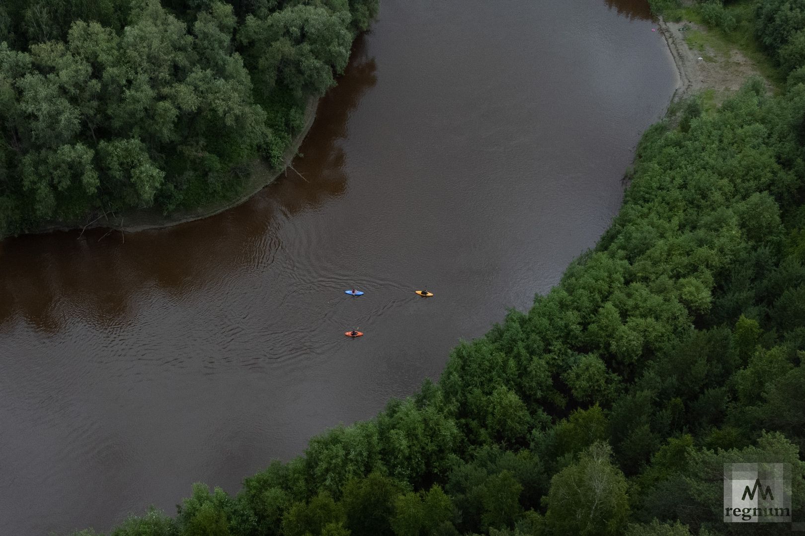 Река Тара, на берегу которой проходит фестиваль «Солнцестояние», 2022