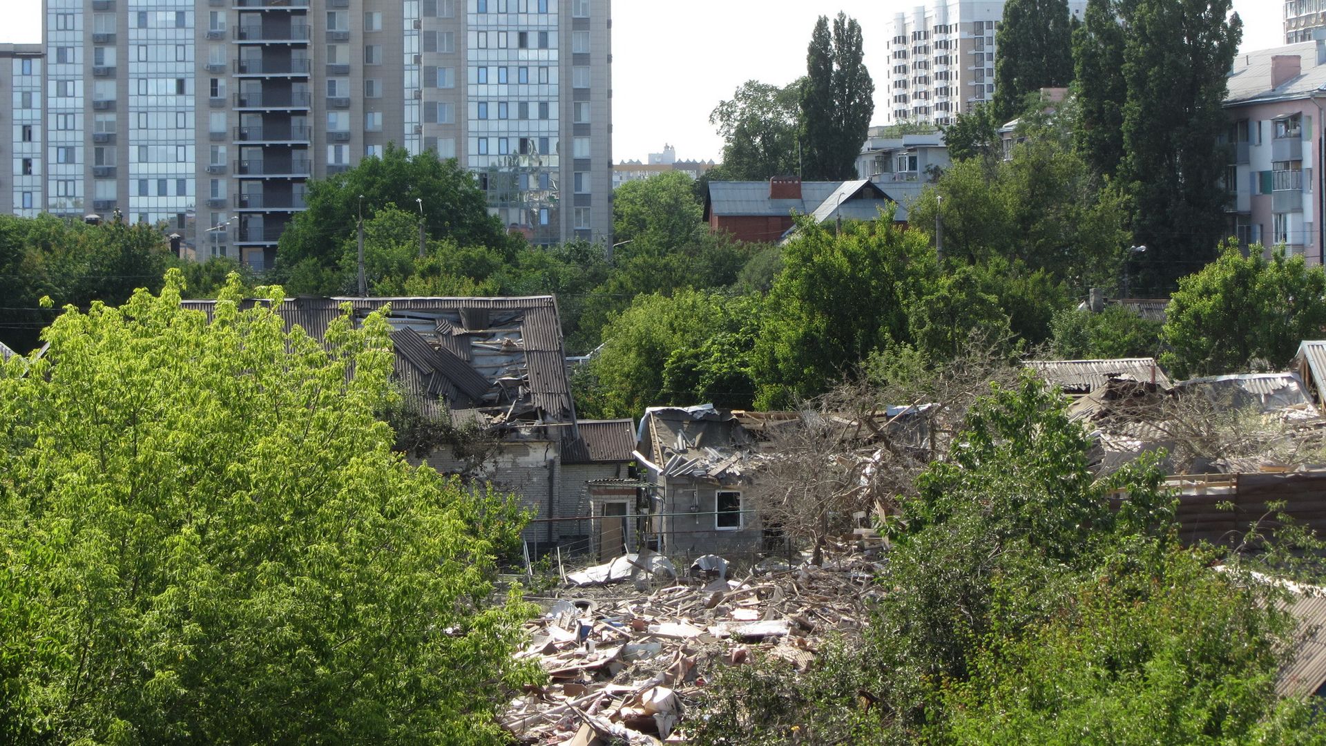 Эпицентр разрушений. Белгород, 03.07.2022 г.