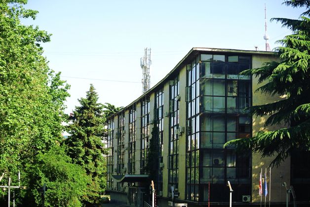 Здание телерадиодепартамента. Тбилиси